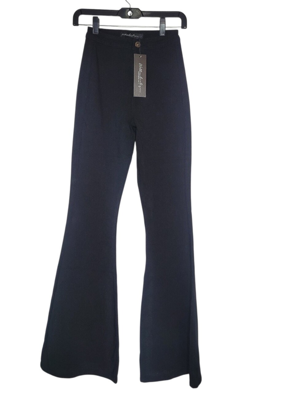 Willow Boutique Black Flare Stretch Pants New Medium Tall